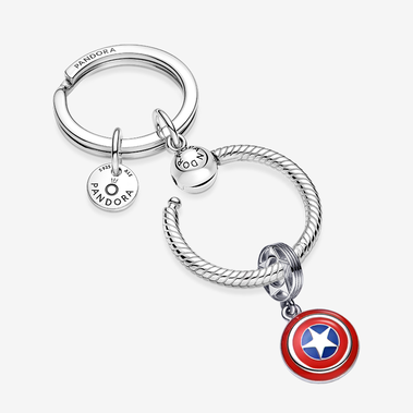 Coffret Cadeaux porte-clés Captain America Team